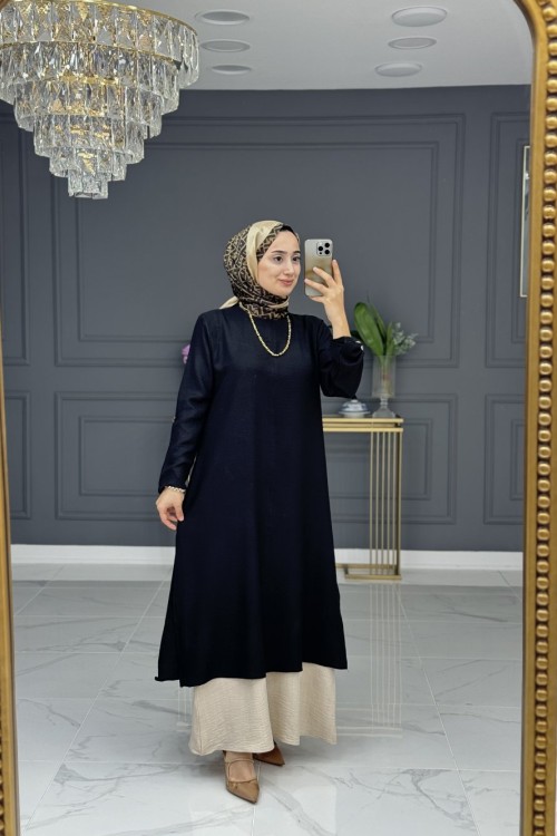 Billur elbise -siyah