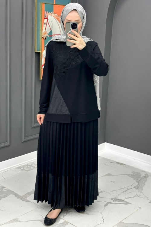 Buse Etekli Takım - Siyah