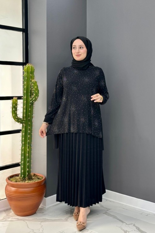 Büşra Etekli Takım - Siyah
