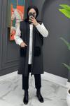 Cebi Kürklü Yelek - Antrasit
