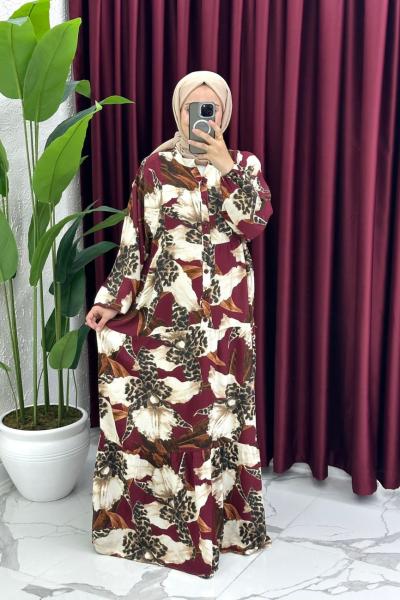 Ceylan Elbise - Bordo