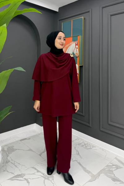 Çimen Takım - Bordo