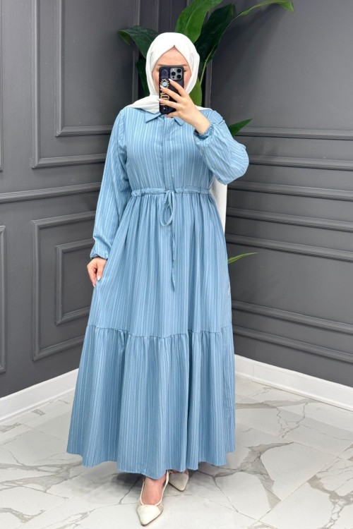 Çisem Elbise - Mavi