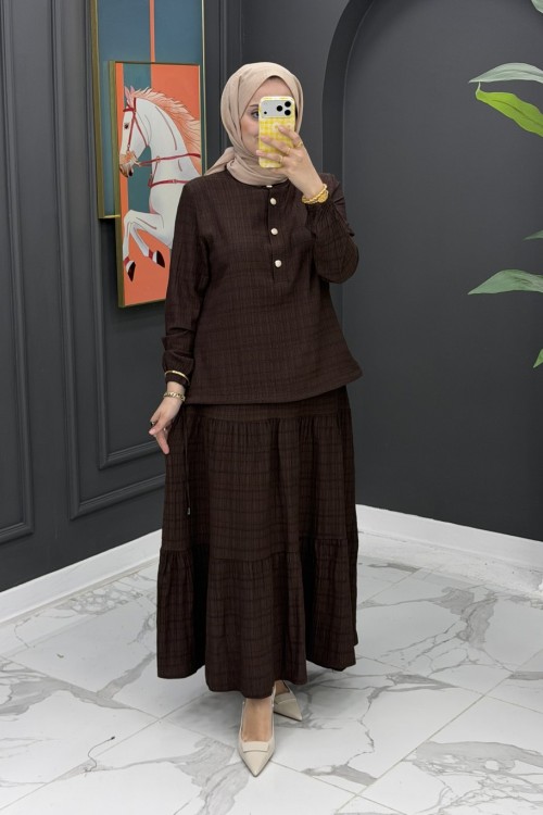 Damla Takım- Kahverengi