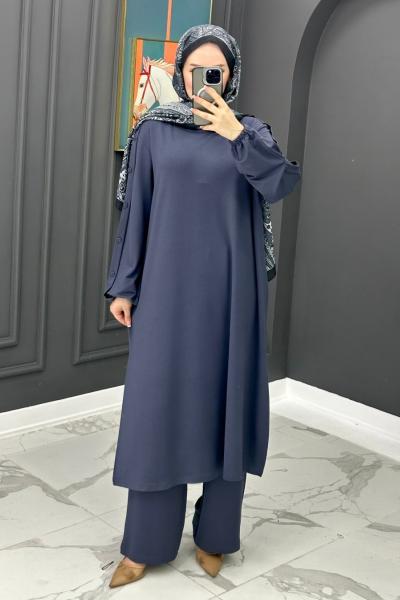 Dilek Uzun Takım - Gri