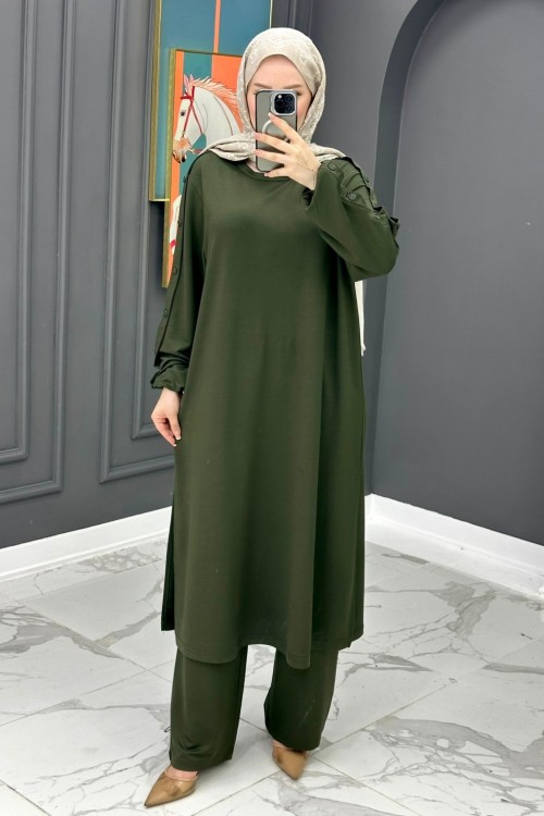 Dilek Uzun Takım - Haki