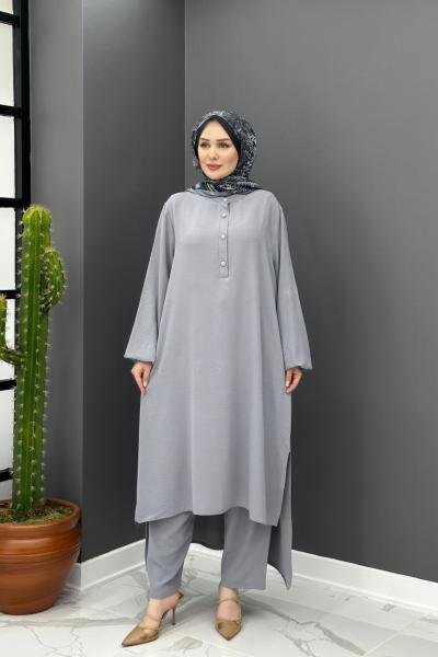 Ece Uzun Takım - Gri