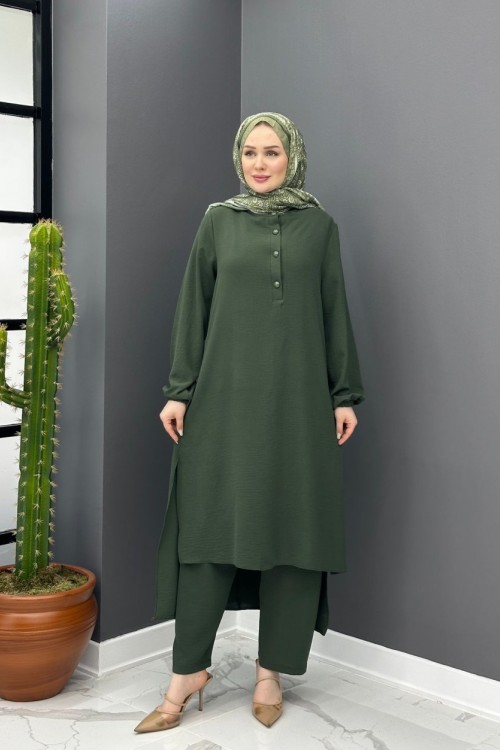 Ece Uzun Takım - Haki