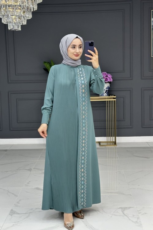 Güliz Abiye - yeşil