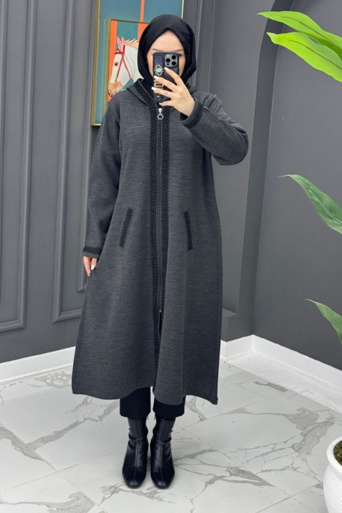 Gülsüm Çelik Örme Kap - Antrasit