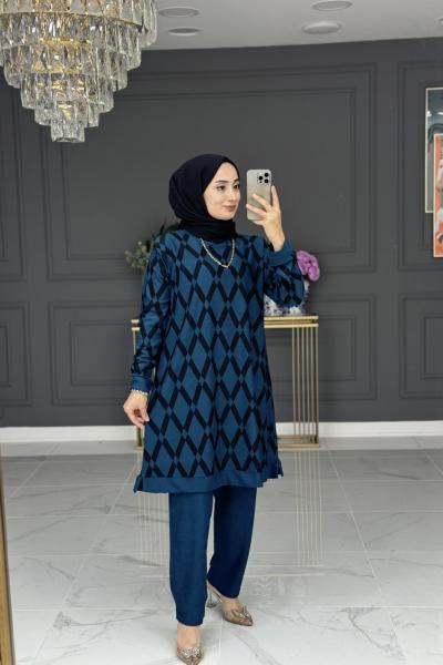 hacer tesettür takım - petrol