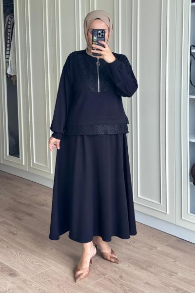 Hanan Etekli Takım - Siyah