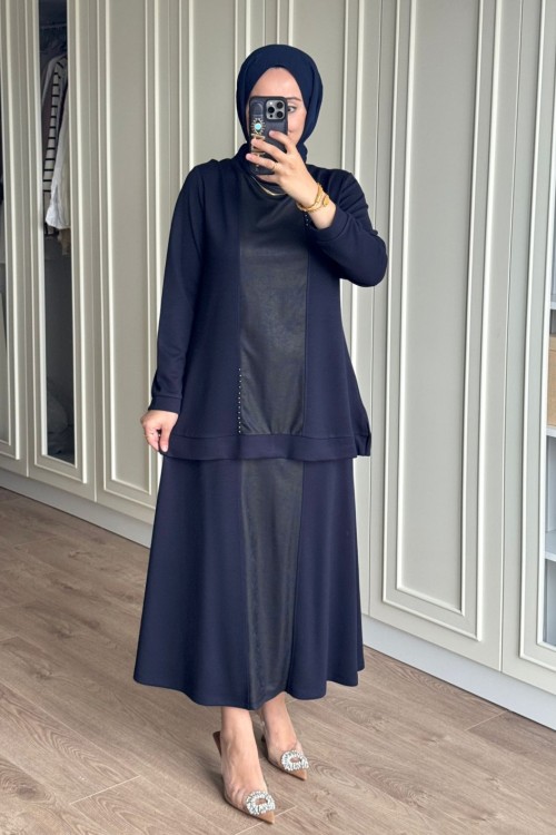 Işılay Etekli Takım - Lacivert