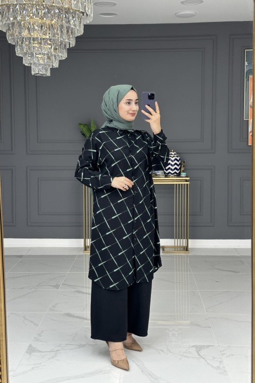 Kenza tunik - Yeşil