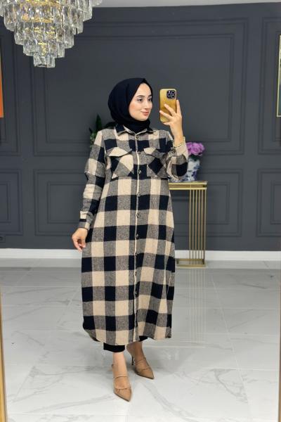 Kiraz oduncu Uzun Gömlek - vizon