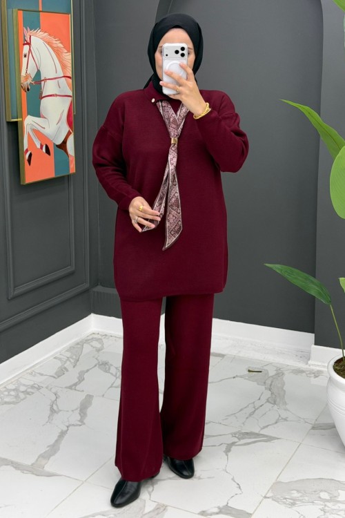 Lady Triko Takım -  Bordo