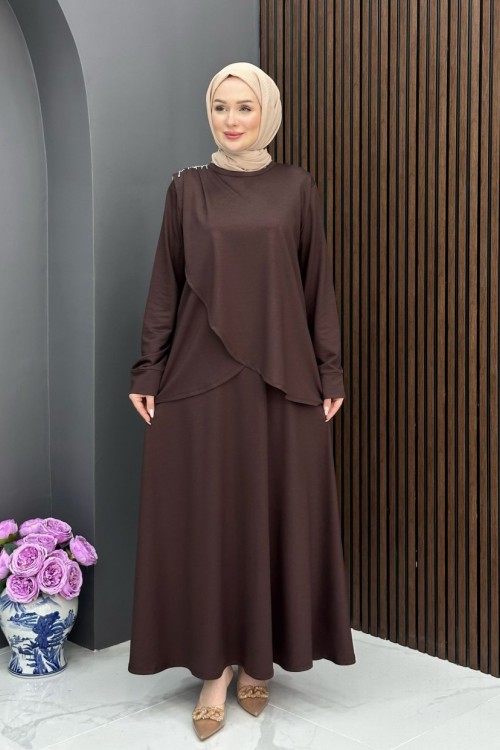 Lale Etekli Takım - Kahve