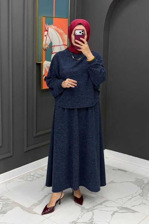 Leman Etekli Takım - Lacivert