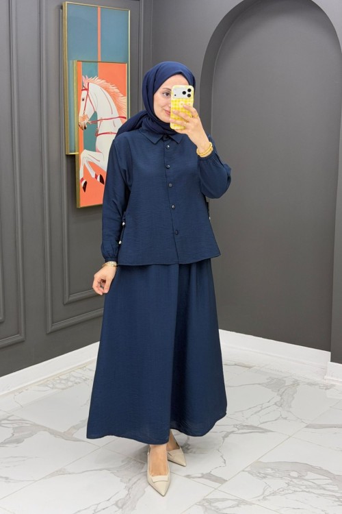 Maya Etekli Takım-Lacivert