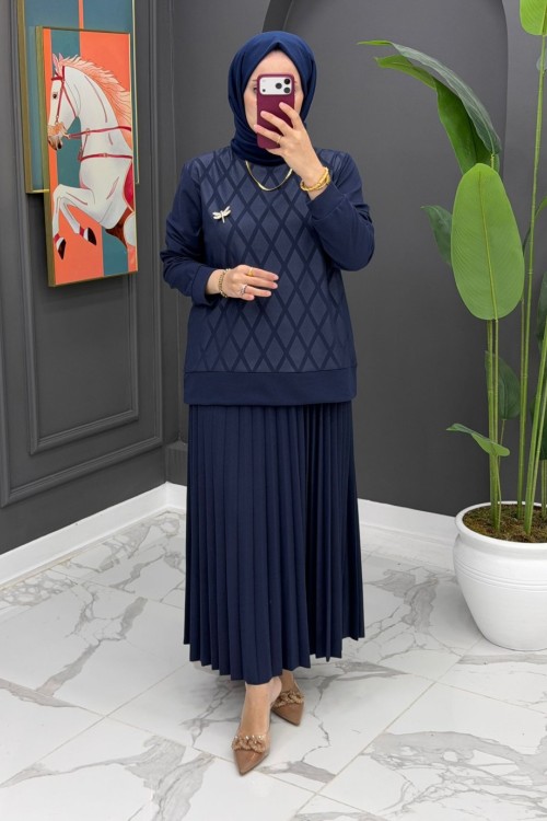 Melda Etekli Takım - Lacivert