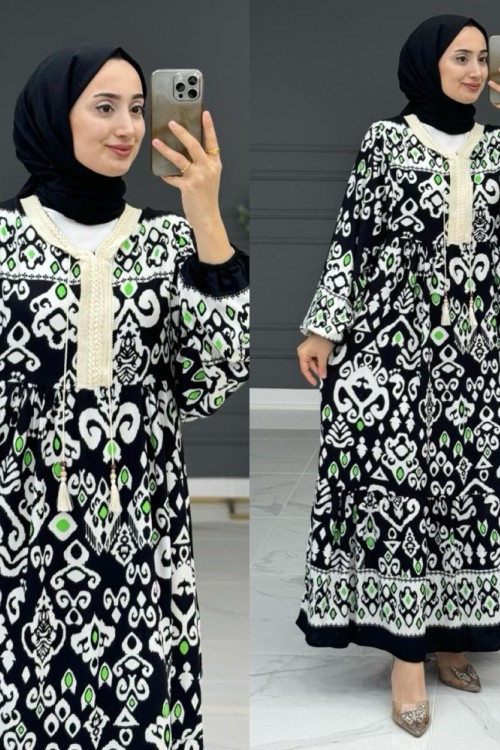 Müjgan Uzun Elbise- Siyah