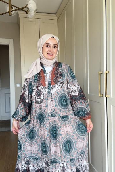 Nefa Elbise - Yeşil