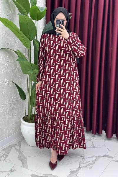 Özüm Elbise - Bordo