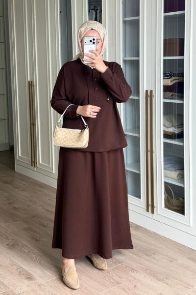 Rukiye Etekli Takım - Kahve