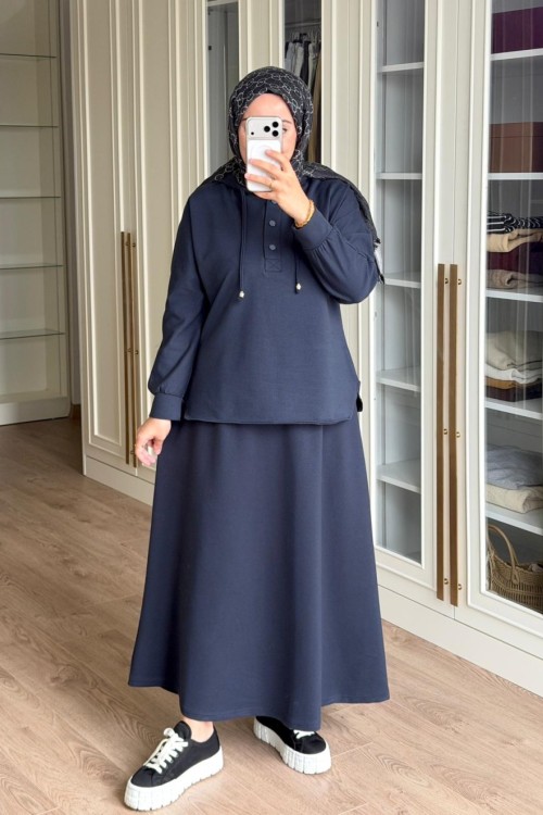 Rukiye Etekli Takım - Gri