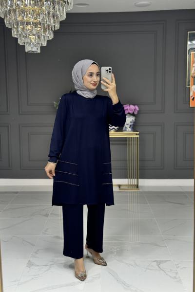 Sabriye tesettur takım - laci