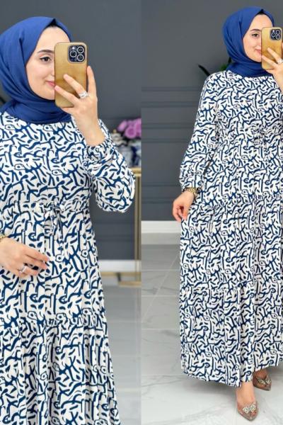 Şahizen Elbise - Mavi