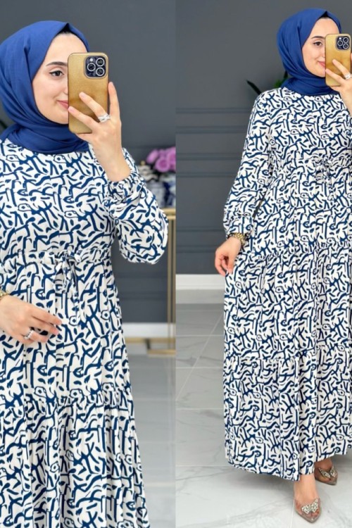 Şahizen Elbise - Mavi