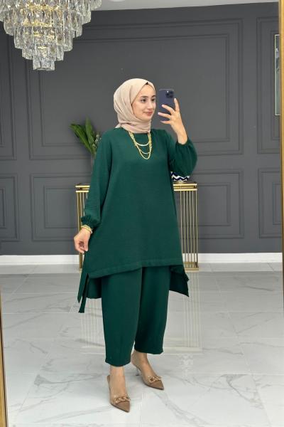 şalvar takım - zümrüt