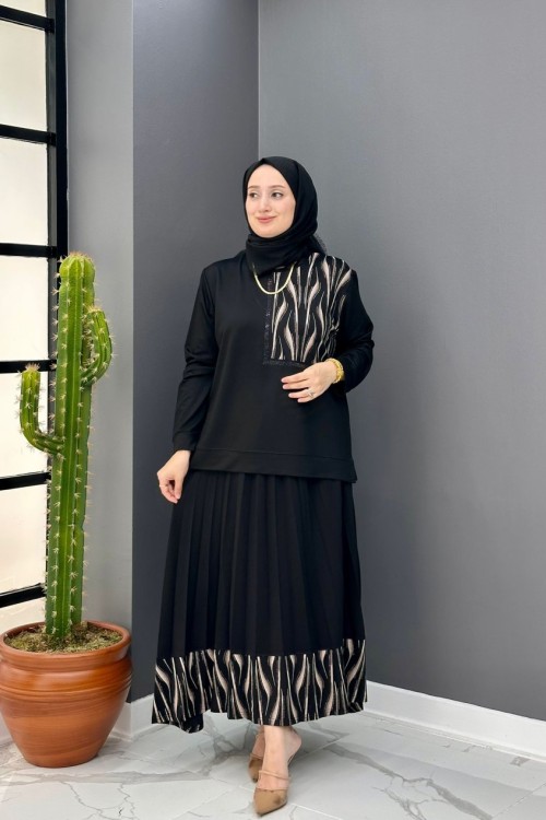 Seranay Etekli Takım - Siyah