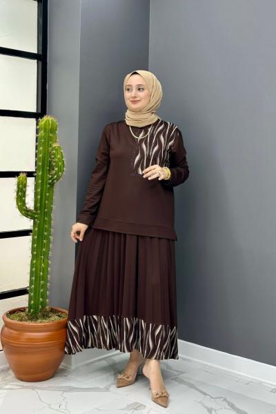 Seranay Etekli Takım - Kahve