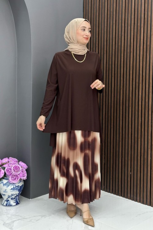 Sude Etekli Takım - Kahve