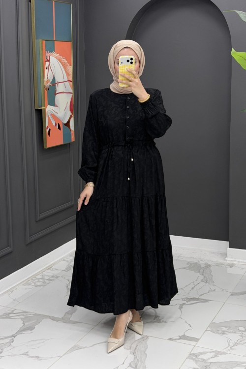 Şura Elbise - Siyah