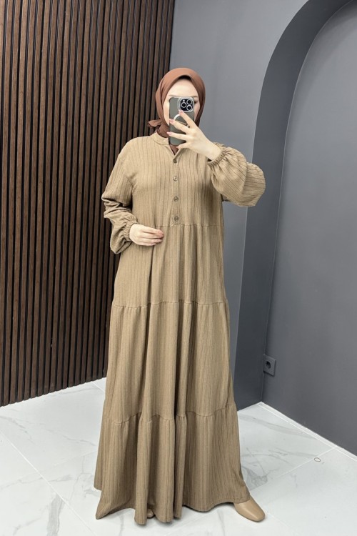 Türkan Elbise - Camel