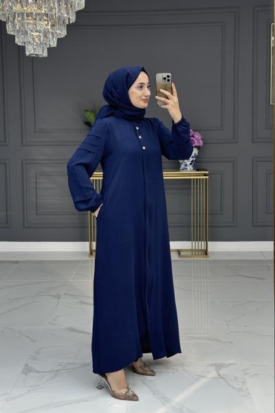 Uslu tesettur ferace - lacivert