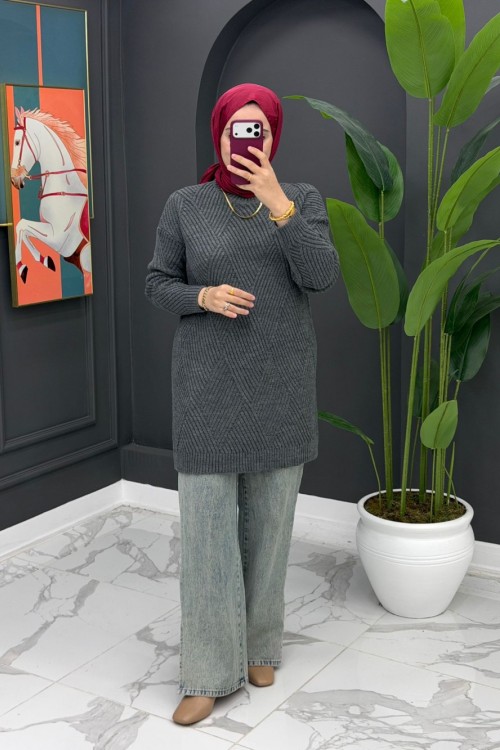 Uygun Triko Kazak - Gri