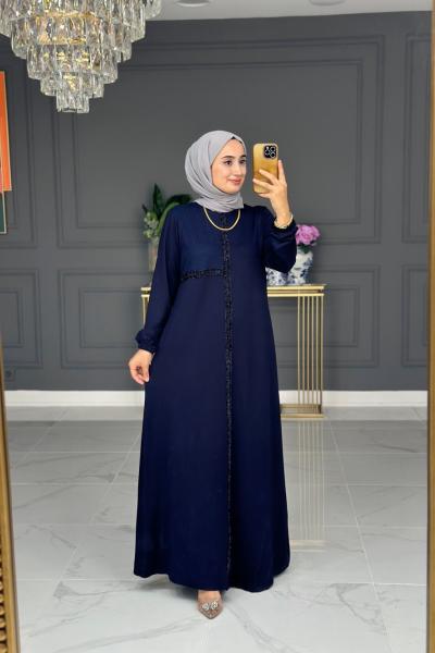 Venüs Elbise File Geçişli Büyük Beden- Laci