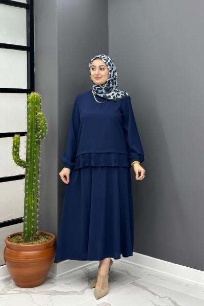 Yasemin Etekli Takım - Lacivert