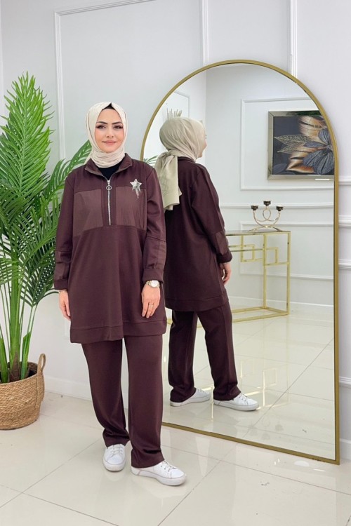 AMARİS TAKIM- KAHVERENGİ