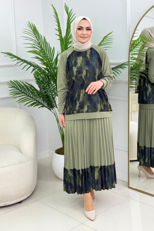 ASİYE ETEKLİ TAKIM - MİNT