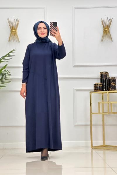 ASUDE ELBİSE-LACİVERT