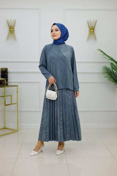 AYSUN ETEKLİ TAKIM-ANTRASİT