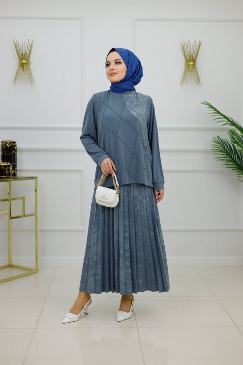 AYSUN ETEKLİ TAKIM-ANTRASİT