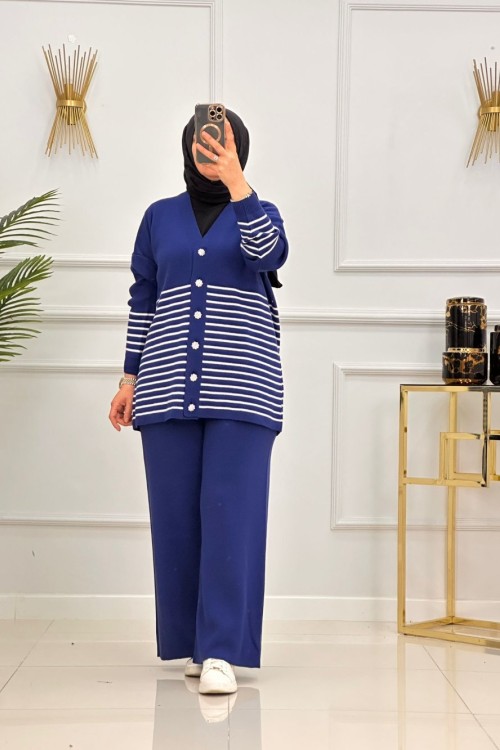 BELGİN TRİKO TAKIM-LACİVERT