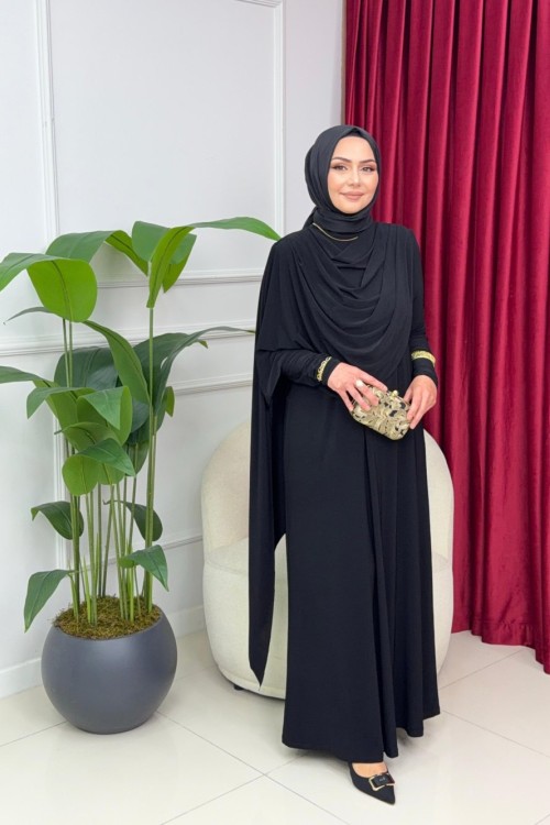 BENAN ELBİSE - SİYAH