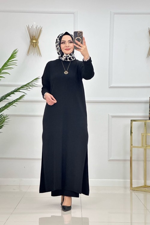 BİLGE TRİKO TAKIM-SİYAH